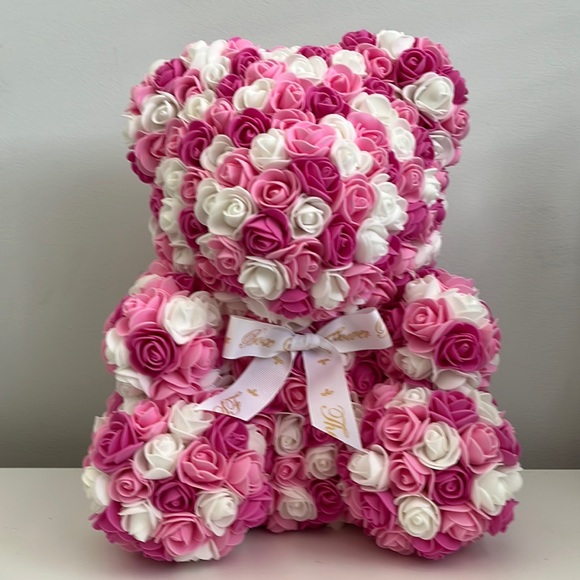 Large Foam Flower Bear - Picture 1 of 3